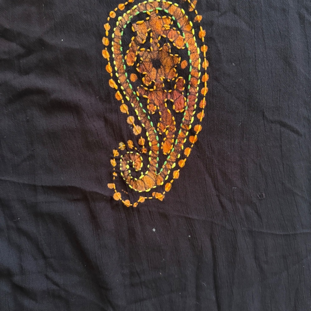 🔥 4 for $20 DEAL 🔥 Shoreline Boho Paisley Tunic Dress L/XL - Picture 5 of 10